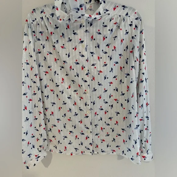 Cape cod match mates vintage blouse - Picture 4 of 8